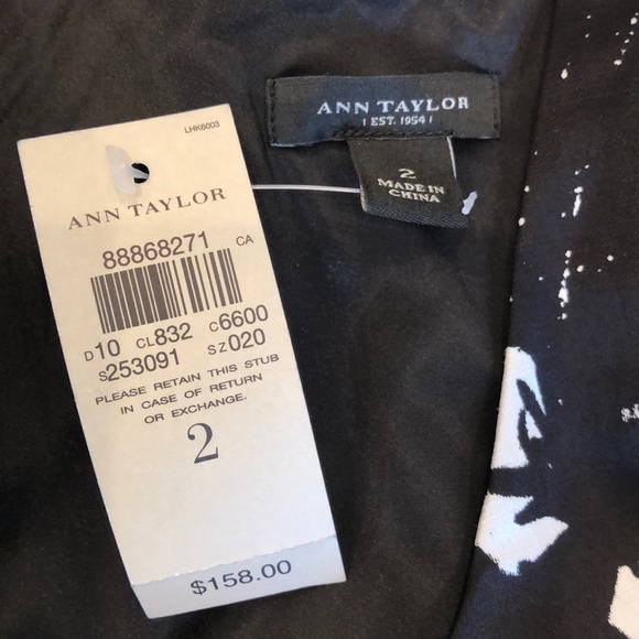 Ann Taylor Black and White Dress - Picture 8 of 8